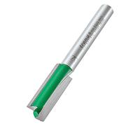 Trend CraftPro Fresa Recta Doble Filo TCT 9,5x24,5 mm Mango 1/4 | Carburo de tungsteno para enrutado limpio en madera, 24,5 mm de longitud, C014X1/4TC