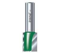 Trend CraftPro Cortador de Fresadora Recto de Doble Filo, Vástago de 1/4 Pulgada, Diámetro de Corte de 14mm y Longitud de Corte de 19mm, metal duro (TCT), C023AX1/4TC