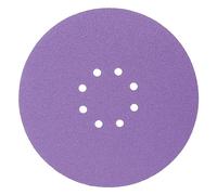 Trend Discos de lija de circonio de 225 mm para lijadora órbital aleatoria, grano 60, AB/225/60Z, paquete de 10