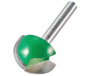 Trend Fresa Cavetto Router 1/4" 12,7mm R 25,4mm