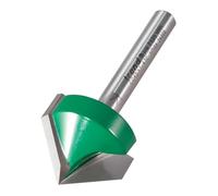 Trend Fresa de Chaflán 45° V, mango 1/4, Ø25,4 mm TCT
