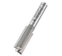 Trend Profesional Cortador de Fresadora Recto de Dos Flautas, Vástago de 1/4 Pulgada, Diámetro de Corte de 10mm, Longitud de Corte de 25mm, metal duro (TCT), 3/61X1/4TC
