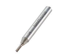 Trend CraftPro Cortador de Fresadora Recto de Doble Filo, Vástago de 1/4 de pulgada, Diámetro de Corte de 2mm y Longitud de Corte de 5mm, metal duro (TCT), C001CX1/4TC