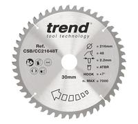 Trend Hoja sierra ingletadora ATBR 216mm inalámbrica 30mm 48T TCT