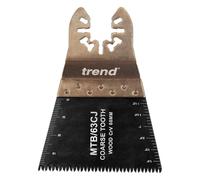 Trend Hojas Multiherramienta CrV, 68 mm, Dientes Gruesos, Pack de 5, Estilo Japonés para Madera y Pladur, MTB/63CJ
