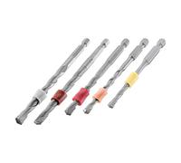 Trend juego brocas albañilería 5 pzas carburo tungsteno bandas profundidad