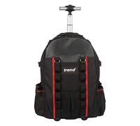 Trend Mochila con Ruedas para Herramientas Impermeable y Multiuso | Lleva herramientas con manos libres: resistente al agua, múltiples compartimentos y acceso rápido, TB/WBP