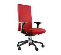 TREND OFFICE Trendoffice to-Strike Comfort Pro SK 9248, ganador de la prueba Stiftung Warentest, silla de oficina ergonómica con reposabrazos 4D, respaldo regulable en altura, de Dauphin (rojo)