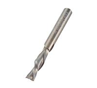 Trend Profesional Cortador de Fresa Espiral de Corte Descendente, Mango de 1/4 Pulgada, Diámetro de Corte de 6.35mm y Longitud de Corte de 25mm, Carburo de Tungsteno Sólido, S55/2LHX14STC