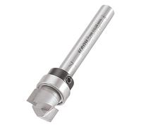Trend Profesional Perfilador Guiado, 12.7mm Diámetro x 6.35mm Corte, 1/4 Pulgada Vástago, 1/2 Pulgada Rodamiento, metal duro (TCT), 46/911X1/4TC