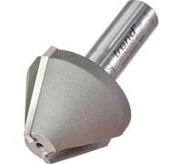 Trend Ranura de mortero profesional/chaflán grande, 60 grados, vástago de 1/2 pulgada, diámetro de corte de 38 mm y longitud de corte de 27 mm, punta de carburo de tungsteno, 10/2 x 1/2 TC