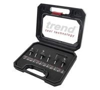Trend Set Inicio Fresas Router 6 pzas 1/2" TCT Carburo Tungsteno
