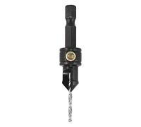 Trend Snappy Avellanador Ajustable de 9,5mm con Broca HSS de 2mm, Perfecto para Maderas Duras, Compatible con Sistema de Liberación Rápida, SNAP/CS/4
