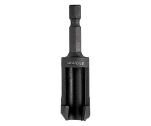 Trend Snappy Cortador de Tapones de Tubo de 10mm para Tapones de Madera Perfectos, Compatible con Sistema de Taladro de Liberación Rápida, SNAP/PC/10T