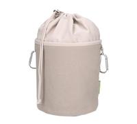 trendfinding Bolsa para pinzas de la ropa de lona con 2 mosquetones para 200 pinzas, extra grande y estable, gris topo