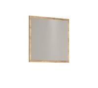 trendteam smart living - Esteban - Espejo de Pared - Roble - Espejo de Armario con Marco de Color Roble (80 x 70 x 2 cm) - Versátil