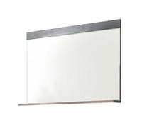 trendteam smart living IndyGD:KO.GraphitGrauMatera, KB.Old Wood NB,GD-Spiegel Mueble, ingeniería, Cuerpo de Grafito Gris, Frontal de Madera Antigua, 90 x 69 x 101 cm