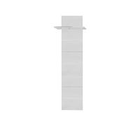 trendteam smart living Mueble Panel de Ropa, Madera, weiß, 60 x 195 x 206 cm