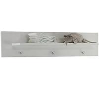 trendteam smart living Muebles Wandboard, Madera, Blanco, 75 X 20 X 15 cm