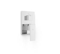 Tres 10628110 Rapid-Box Pieza Vista para Caja Empotrada de 2 Vías Color Cromo