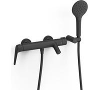 Tres Fuji grifo de bañera y ducha a pared negro 28117001NM