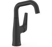 Tres Fuji grifo para lavabo de pie negro 28144701NM