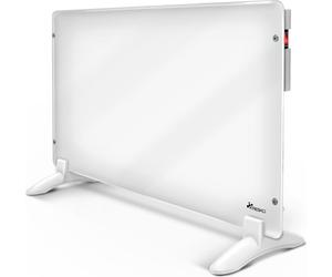TRESKO Calentador convector de 1000 W, calentador eléctrico de pared, calentador de vidrio, convector, radiador de pared
