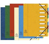 Trieur harmonika a fenetres avec elastiques nature future carte lustree 9 compartiments