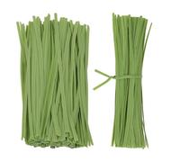 Trimming Shop 200 Bridas de plástico para Plantas de jardín Flexibles de 15 cm, Alambre de Soporte Recubierto