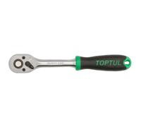Trinquete 1/2" TOPTUL 3/8 pulgadas Longitud 202mm (72 dientes)