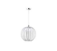 Trio 304100100 Serie 3041 - Colgante, bombilla excluida, E27, 60 W, 230 V, A++, E, IP20, alto 150 cm, diámetro 40 cm, acrílico, transparente claro