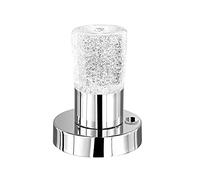 TRIO 529690100 Serie 5296 - Sobremesa, bombilla incluida, SMD, LED, 4,5 W, 400 lm, 3000 K, 230 V IP20, alto 15 cm, diámetro 11 cm, metal, cromo