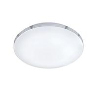 Trio Apart - Plafón, IP44, 18 W, color cromo/blanco