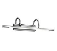 Trio, Aplique, Cuadro incl. 1 x LED,SMD,8,0 Watt,3000K,900 Lm. Cuerpo: Metal, Níquel mate A:48,0cm, A:10,5cm, P:10,0cm Montaje de la pared,IP20,No regulable