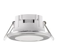 Trío Argus 653610106 - Luminaria empotrada LED (cromo, con LED RBG 4 vatios) con cambio de color, control remoto, regulable