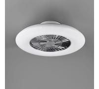 Reality Leuchten Ventilador de techo Visby R62402106 Ø60cm LED blanco/cromado luz regulable