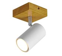 Trio, Foco, Marley 1xGU10, max.15,0 W Cuerpo: Metal, estera blanca A:9,0cm, L:12,0cm, A:16,0cm Montaje en techo y pared,Sin bombilla,FLEXConnect