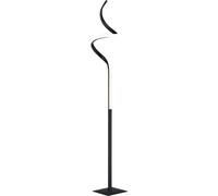 Reality Leuchten Lámpara LED de pie Course R42051132, metal negro mate, 11 W, regulable