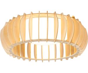 TRIO LED DL MONTE, foco LED de 5W, modelo LEDR621711302200lm, 3000K, dimensiones: 40 cm de diámetro x 14 cm de altura, con interruptor.