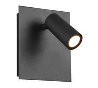 Trio Leuchten Aplique de Aluminio Fundido, Gris Antracita, LED