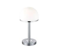 Trio Leuchten Berlin 527590107 - Lámpara LED de mesa (metal, 4 W, níquel mate, 4 enchufes)