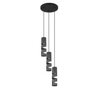 Trio Leuchten Colgante STREAM 364030332, Negro Metal Mate, excl. 3x GU10
