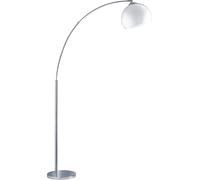 Trio Leuchten: Lámpara de pie moderna y alargada. Lámpara de pie, lámpara de pie, lámpara, luminaria. Cromo. Modelo: Brasilia. Ideal para salón o dormitorio. Metal, diseño alargado. Compatible con bom