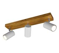 Marley Regleta (35 W, L x An x Al: 44 x 9 x 16 cm, Blanco/Marrón, GU10, 3 ud.)