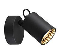Trio Leuchten Pago 803500132 - Foco (metal, incluye 1 bombilla GU10), color negro mate
