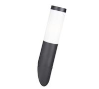 Trio Lighting Aplique para exterior Trioto, negro mate, altura 39 cm, acero inoxidable