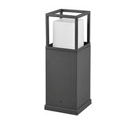 Trio Leuchten Witham 577860142 - Lámpara LED para sendero exterior (metal, color antracita, plástico blanco, incluye LED de 14,5 W)