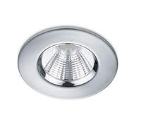 Trio Leuchten Zagros 650710106 - Foco led empotrable (metal cromado, incluye 1 LED de 5,5 W)