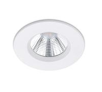 Trio Leuchten Zagros 650710131 - Faros empotrables (metal blanco mate, incluye 1 bombilla LED de 5,5 W)
