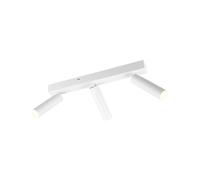 Trio Lighting Ambala LED downlight, 3 luces, blanco, metal, CCT, atenuable